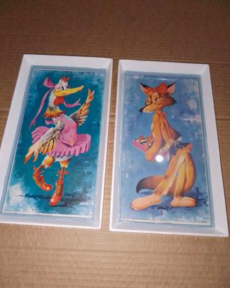 Otto quadretti per camerina Bimbo o Bimba