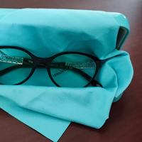 Montatura Tiffany nero su azzurro