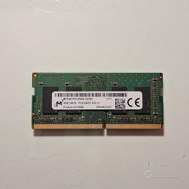 4GB RAM SODIMM DDR4 MICRON