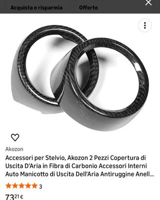 Cover vero carbonio Alfa Romeo Stelvio