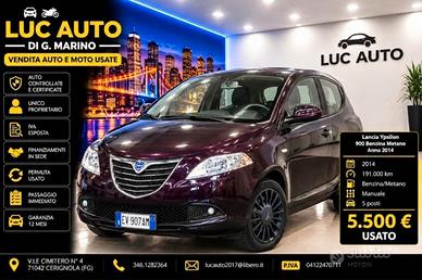 Lancia Ypsilon 0.9 TwinAir 85 CV 5 porte Metano Ec