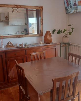 sala arte povera  più specchio 