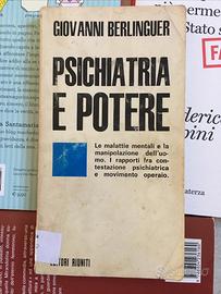 Libro vintage - Psichiatria e potere