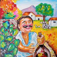 Quadro "L'Oste Sorridente" - Stile Vintage- Galiv