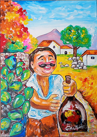 Quadro "L'Oste Sorridente" - Stile Vintage- Galiv