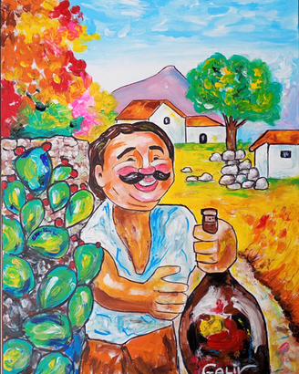 Quadro "L'Oste Sorridente" - Stile Vintage- Galiv