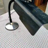 Lampada vintage alluminio nera e grigio
