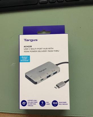 Targus ACH228 Hub USB-C 4 porte (2x USB-A + 2x USB