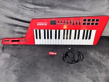 Keytar Alesis Vortex Wireless 2 red con custodia