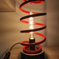 lampada a molla vintage 