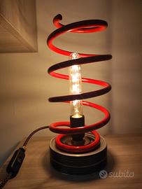 lampada a molla vintage 