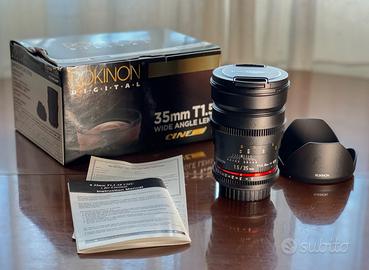 Rokinon 35mm T1.5 VDSLR Cine (Canon EF)