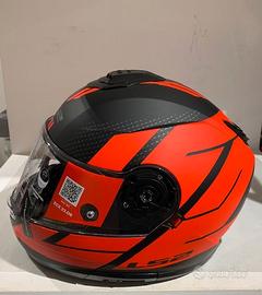 Casco Ls2 FF908 STROBE II CODE Black/Red Matt