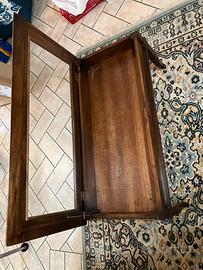 Tavolino Bacheca in Legno Massello