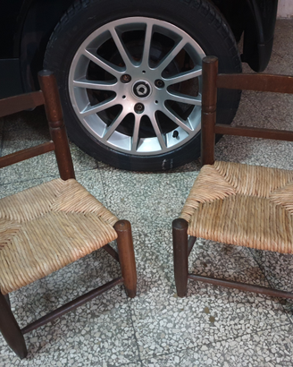 Sedie bimbo legno