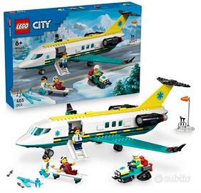 LEGO City Aereo ambulanza di emergenza 60465