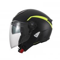 Casco urban jet Ufo Spirit bianco nero giallo
