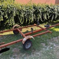 Carrello gommone da cantiere