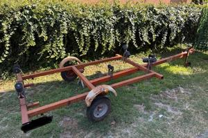 Carrello gommone da cantiere