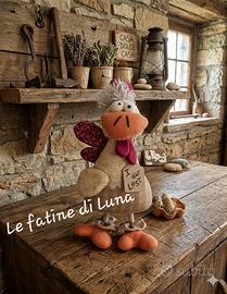 Gallo  artigianale – stile country shabby chic