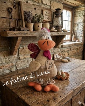 Gallo  artigianale – stile country shabby chic