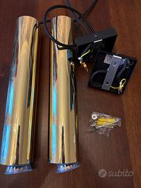 Lampada a sospensione Lagos 1 SOLLUX  oro