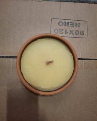 Fiaccole citronella in terra cotta