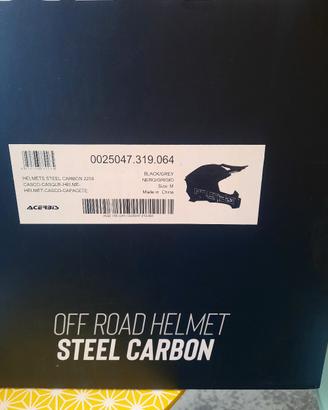 casco acerbis in carbonio taglia M
