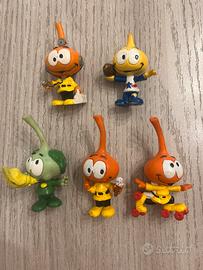 Lotto 5 personaggi Snorky Snorkels Schleich ‘80