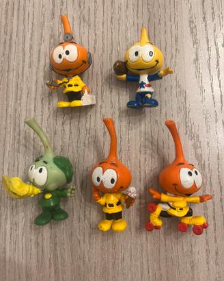 Lotto 5 personaggi Snorky Snorkels Schleich ‘80