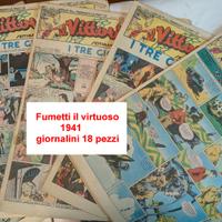 Fumetti il virtuoso 1941 giornalini 18 pezzi