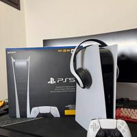 PS5 Digital + Cuffie Pulse 3D