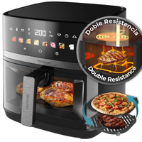 Friggitrice ad Aria 8 Litri - Air Fryer Cecofry&Gr