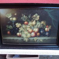 Quadro con frutta natura morta