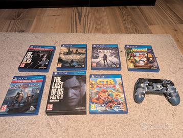 Video giochi play station 4 + joystick