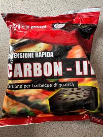 CARBON LITE Mattonelle di carbone vegetale per BBQ