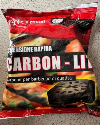 CARBON LITE Mattonelle di carbone vegetale per BBQ