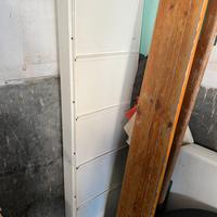 Scarpiera bianca in metallo h 170