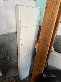 Scarpiera bianca in metallo h 170