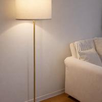 Lampada da terra IKEA oro con paralume