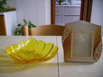 Completo cornice e vuotatasche nuovi mai usati