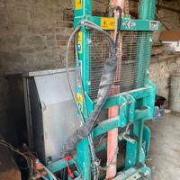 Vasca inox con muletto per vendemmia - 600 litri
