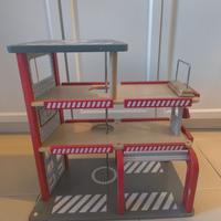 Caserma dei pompieri in legno 