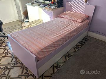 Letto singolo con secondo letto estraibile