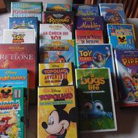 Videocassette Varie Disney Pixar e altre