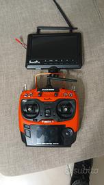 radio comando drone Swellpro con display