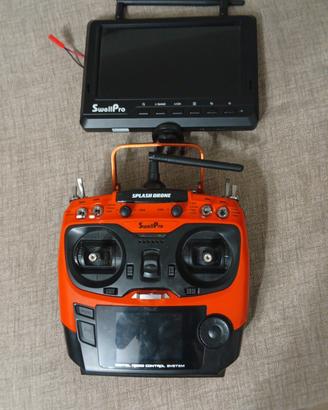 radio comando drone Swellpro con display