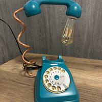 Lampada telefono colore  petrolio