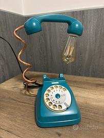 Lampada telefono colore  petrolio