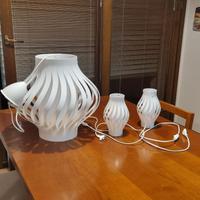 Lampadario + 2 lampade da tavolo (comodino) HELIOS